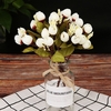 15Pcs Rosenknospen-Simulation Star Bracts Bouquet Silk