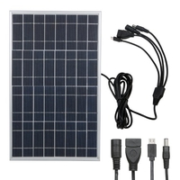 15W 8V 1.88A DIY Solar Panel mit USB Ausgang Port / DC Weibliche Port / DC Männlichen Port / Micro USB Port