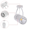 15W AC85-265V 1350lm COB Spur Schienen-LED-Licht-Scheinwerfer-Lampe einstellbar für Shopping Mall Clothes Store Ausstellungsbüro Verwenden Black