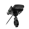 15W Motorrad-Telefonhalter Drahtloses Ladegerät USB-Schnellladung 2 in 1 Aluminium-Motorrad-Telefonhalter