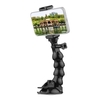 16 cm/6, 3 Zoll flexible Saugnapfhalterung Windschutzscheiben-Saugnapf-Telefonhalterung 360 ° drehbarer 1/4-Zoll-Schraubanschluss mit Telefonhalter für Smartphone-Sportkamera