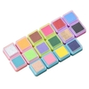 16 Farben Rainbow Ink Pad Fingerfarbe Cute Ink Pad für Stempel Siegel DIY Scrapbooking Papier Journal Dekoration Geschenkkarte Herstellung