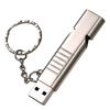 16 GB USB3.0 U Disk Whistle USB Flash Drive 2-in-1 Design Tragbare U Disk Zinklegierung Material Solide und langlebig Plug and Play Silber