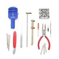 16 STÜCKE Praktische Uhr Repair Tool Kit Uhrenarmband Pin Link Spring Bar Remover Fall Zurück Öffner