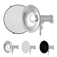 16 Zoll Beauty Dish Studio Fotografie Reflektor Diffusor mit Honeycomb Soft Cloth