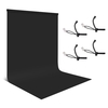 1, 8 * 2, 8 m / 6 * 9ft Fotografie-Hintergrundbildschirm Porträtfotografie-Hintergründe Fotostudio-Requisiten Langlebig Waschbar mit 4 elastischen Clips