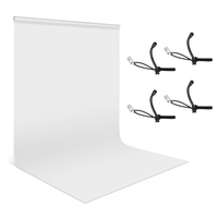 1, 8 * 2, 8 m / 6 * 9ft Fotografie-Hintergrundbildschirm Porträtfotografie-Hintergründe Fotostudio-Requisiten Langlebig Waschbar mit 4 elastischen Clips