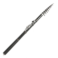 1, 8 m / 2, 1 m / 2, 4 m / 2, 7 m / 3, 0 m / 3, 6 m tragbaren Teleskop Angelrute Carbon-Faser-Ultra Light versenkbare Angelrute Pole Karpfenzubehör Tackle