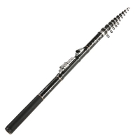 1, 8 m / 2, 1 m / 2, 4 m / 2, 7 m / 3, 0 m / 3, 6 m tragbaren Teleskop Angelrute Carbon-Faser-Ultra Light versenkbare Angelrute Pole Karpfenzubehör Tackle