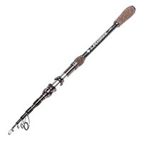 1, 8 m / 2, 1 m / 2, 4 m / 2, 7 m Teleskop-Carbon-Angelrute