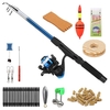 1, 8 m Teleskop Angelrute Set mit Spinning Reel,  Lockt,  Schwenkt Glocke Float,  etc