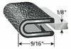 1/8 "BLACK EDGE TRIM LOK CAMPER ANHÄNGER RV SEAL LOCK BOOT VINYL 9/16" BEINE