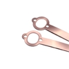 1, 8 "x 1, 5" SBC Auspuffdichtungen Oval Port Copper Header Wiederverwendbarer Ersatz für Chevy SB 350