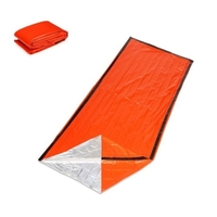 1PCS Wiederverwendbarer Notfallschlafsack Survival Blanket Campingzelt Thermisch wasserdichte Outdoor-Notfallausrüstung