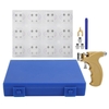 1Set Professional Steel Stainless Ear Piercing Gun Kit with 24 Steel Ear Studs Pen and Storage Case Painless Body Piercing Tool Safety Ear Lips Nose Navel Body Piercing Gun