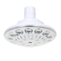 1W 22 LED Multi-Funktions-Solar-Birnen-Licht 100LM 3 Beleuchtung Modi im Freien Innen tragbare Lampe mit Fernbedienung Auto On / Off Alternative für Angeln Camping Wandern Notfall Startseite