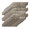 3 Dimension Brown Brick Wasserdicht Feuchtigkeitsbeständig