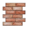 3 Dimension Red Brick Wasserbeständige feuchtigkeitsbeständige abnehmbare selbstklebende Tapete