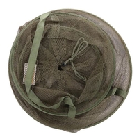 3 Ebenen Quick-dry Fischnetz-Trap-Netz-Ineinander greifen Net Folding Shrimp Nets Cage Angelausrüstung 4 Größen