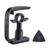 3-Finger-Version Kreative Straight-Press-Folk-Gitarre Capo Clamp mit 1pc Multi-Dicke Plektrum