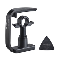 3-Finger-Version Kreative Straight-Press-Folk-Gitarre Capo Clamp mit 1pc Multi-Dicke Plektrum