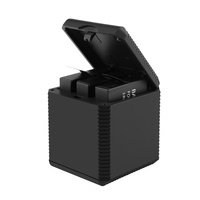 3-IN-1-Akkuladegerät für Insta360 One X-Kamera Smart Intelligent Battery Charge Hub mit TYPE-C-Schnittstelle