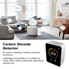 3-in-1-CO2-Kohlendioxid-Detektor Tragbarer Luftqualitätsmonitor Temperatur-Feuchtigkeits-Tester TVOC-Erkennungsmesser mit LCD-Display für Home Office Auto