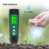 3-in-1 Digitaler Bodentester LED-Bildschirm mit Hintergrundbeleuchtung Boden EC / Feuchtigkeit / Temperaturmesser Pflanzenfeuchtemesser Hygrometer Haushalt Gartenarbeit Topfbodenprüfgerät