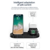 3 in 1 kabelloses Ladegerät Qi kabelloser Ladeständerersatz für Apple Watch Airpods Pro iPhone 12/11 / 11pro / X / XS / XR / Xs Max kabelloses Ladegerät