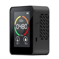 3 in 1 Kohlendioxid-Detektor Luftqualitätsmonitor Temperatur Luftfeuchtigkeit Luftanalysator für CO2 Digitales CO2-Messgerät für Home Office