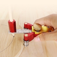3 in 1 Kreis Strichzeichnung Höhenmessung Multifunktions Holzbearbeitung DIY Strichzeichnung Werkzeug Zeichenlehre Praktische Holzbearbeitungshilfswerkzeuge