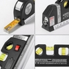 3 in 1 Laser Level Cross Line Lineal mit Maßband Lot / Level / 45-Grad