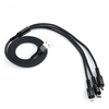 3-IN-1 USB-Ladekabel Multi-Ladegerät Leitung Typ C Micro-USB-Anschluss Ersatz für iPhone iPad Samsung Huawei Xiaomi Ladekabel