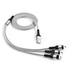 3-IN-1 USB-Ladekabel Multi-Ladegerät Leitung Typ C Micro-USB-Anschluss Ersatz für iPhone iPad Samsung Huawei Xiaomi Ladekabel