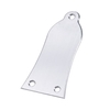 3 Löcher Aluminiumlegierung Binder-Rod-Abdeckung Glockenform für Les Paul & SQ E-Gitarren-Ersatzteil