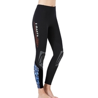 3 mm Neopren-Leggings zum Tauchen,  Damen/Herren,  Schnorchelhose,  Tauchen,  Surfen,  enge Hose