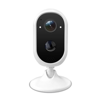 3 MP Überwachungskamera WiFi Wireless Home Überwachungskamera drinnen/draußen mit 2-Wege-Audio/Nachtsicht/Bewegungserkennung/IP66 wasserdicht mit 2 Batterien
