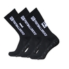3 Packungen Sportsocken Kompressionssocken Sportsocken Anti-Rutsch-Schnelltrocknende Fußball-Fußball-Socken für Fußball Basketball Hockey Laufen Radfahren Bergsteigen Marathons