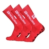 3 Packungen Sportsocken Kompressionssocken Sportsocken Anti-Rutsch-Schnelltrocknende Fußball-Fußball-Socken für Fußball Basketball Hockey Laufen Radfahren Bergsteigen Marathons