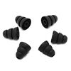 3 Pairs 6 PCS drei Schicht Silikon In-Ear Kopfhörer Abdeckungen Cap Ersatz Ohrhörer Bud Tips Ohrhörer Ohrstöpsel Ohrstöpsel Ohrpolster Kissen zufällige Farbe & Größe