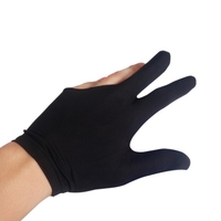 3 PCS absorbierende Billardhandschuhe Three Finger Spandex Queue Sporthandschuh Linke rechte Hand Billard Queue Shooter Handschuh