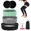 3 PCS Exercise Resistance Loop Bands mit Aufbewahrungstasche Elastic Booty Band Set für Yoga Home Gym Training