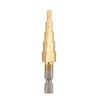 3 Pcs/HSS Titan beschichtet gerade Flöte Schritt Drill Bits wesentliche Hardware Tool Pagode Drill Bit Set 3-12 mm 4-12mm 4-20mm