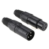 3 Pin XLR Stecker 1 Stecker 1 Buchse Signal Anschluss Kabel Zubehör