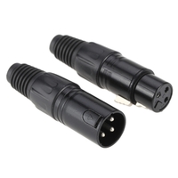 3 Pin XLR Stecker 1 Stecker 1 Buchse Signal Anschluss Kabel Zubehör