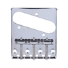 3 Sattel-Aschenbecher-Brücke Tailpiece verchromt für Telecaster Tele E-Gitarren-Ersatzteil mit Schrauben-Schlüssel