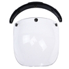 3-Snap Bubble Windschild Visier für Biltwell Gringo & Bonanza Motorradhelm
