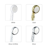 3 Sprüheinstellungen Duschkopf mit EIN / AUS-Pausenschalter Wassersparender Hochdruck-Handbrausekopf G1 / 2 Einstellbarer Badezimmer-Duschkopf Bad-Handbrausekopfwechsel