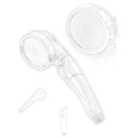 3 Sprüheinstellungen Duschkopf mit EIN / AUS-Pausenschalter Wassersparender Hochdruck-Handbrausekopf G1 / 2 Einstellbarer Badezimmer-Duschkopf Bad-Handbrausekopfwechsel