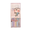 3 Stück / Set Gel Pen 0, 5 mm Stift Blei Schwarze Tinte Niedliche Cartoon Schwein Tiere Neutral Pen Comfort Grip